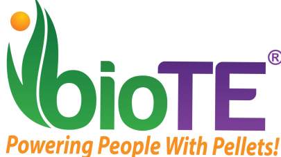 BioTE - Powering People With Pellets Logo. Opens new window.