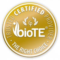BioTE Certification Seal. Opens new window.